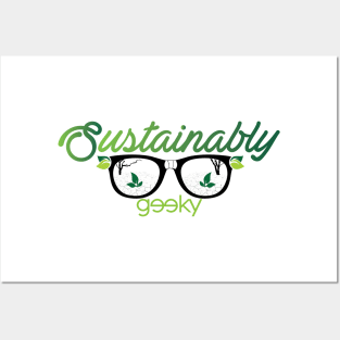 Sustainably Geeky Logo Posters and Art